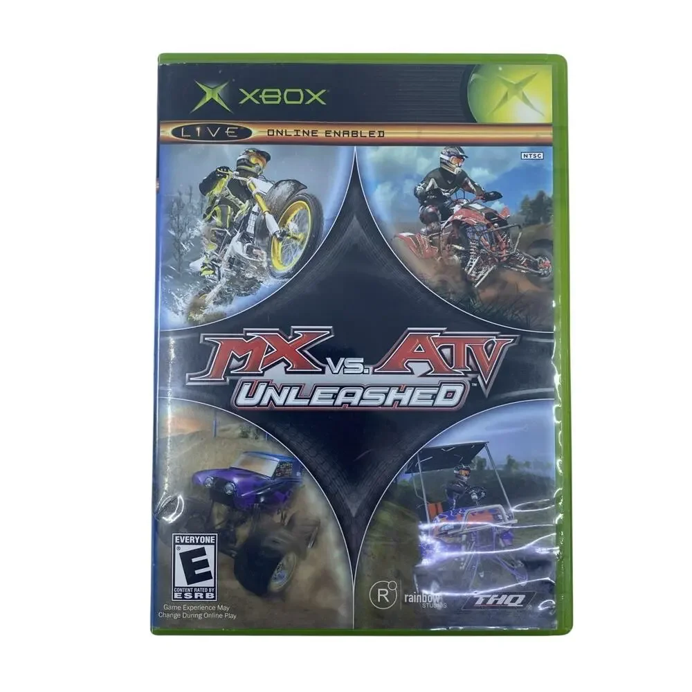 MX vs. ATV Unleashed (Original Xbox) Black Label CIB Complete in Box Tested
